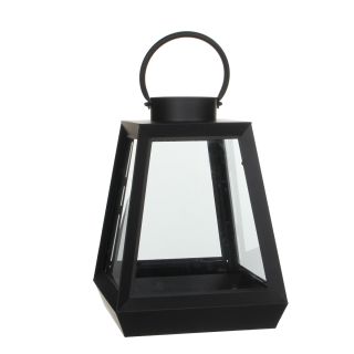 Lanterna Nera in metallo -25% - 30x30 H 40,5 Cm