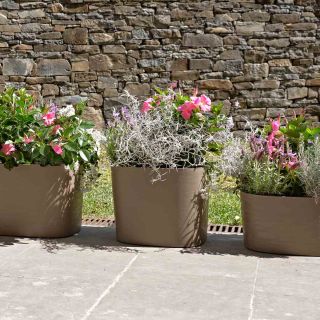 Vaso CAPRI 38X38 H30 con riserva d'acqua - TERA