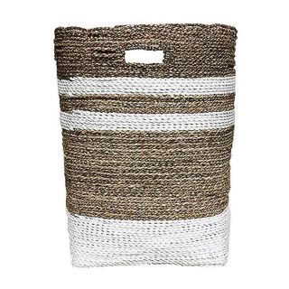 Cesto porta vaso e portabiancheria in fibre naturali 47x35 H47