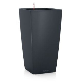 Vaso Fioriera CUBICO COLOR 40x40 con auto irrigazione - GRIGIO ARDESIA - LECHUZA 