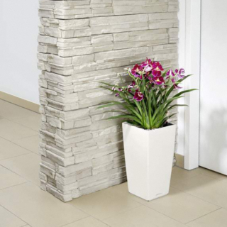 Vaso Fioriera CUBICO COLOR 22x22 H41 con auto irrigazione - LECHUZA