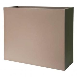 Fioriera rettangolare KUBE HIGH CASSETTA 80X30 -50% - TORTORA - EURO3PLAST