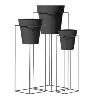 Portavaso Tondo con piedistallo ARKE' UP MEDIUM - set 3 pz - NICOLI