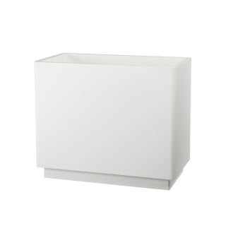 Sconto 40% | Cassetta alta da esterno in resina 64,5x34,5 h55 Bianco Ottico