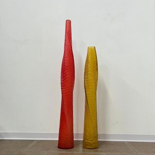 Coppia di vasi di design in resina colorata -40%