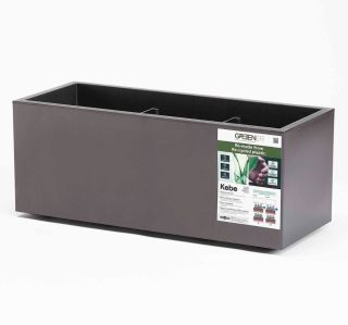 Fioriera rettangolare da interno esterno in resina KEBE 100X40 H40