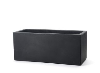 Vaso rettangolare da esterno SCHIO CASSA 80x30 H30 - GRIGIO ANTRACITE -25%