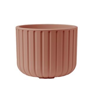 Sconto 30% | Vaso tondo elegante da interno esterno in resina Echo Ø70 H51 - Canyon - Teraplast