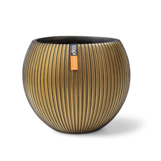 Vaso da tavolo tondo da interno moderno Groove Ø22 H18