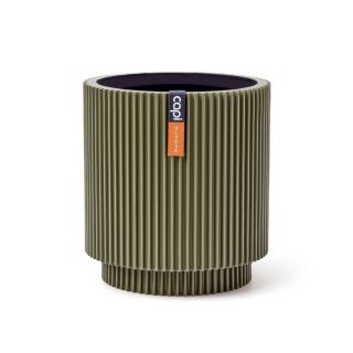 Sconto 50% | Vaso da tavolo cilindrico da interno moderno Groove Ø19 H21