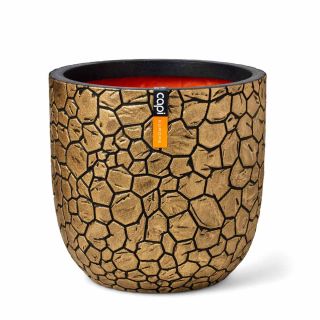 Vaso tondo da interno esterno in materiale riciclato PLANTER BALL Ø43 H41