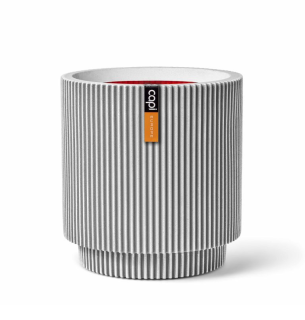 Sconto 30% | Vaso cilindrico da interno esterno Cylinder Groove Ø44 H46 - in materiale riciclato 