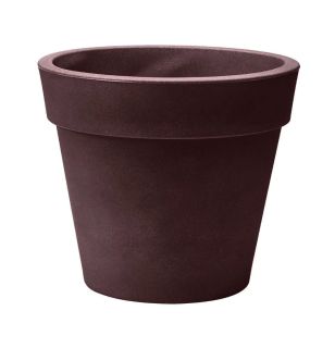 Vaso da interno esterno con sottovaso Zeus Matt Ø50