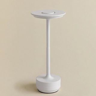 Lampada da tavolo senza fili da interno ed esterno a led in metallo h27,5