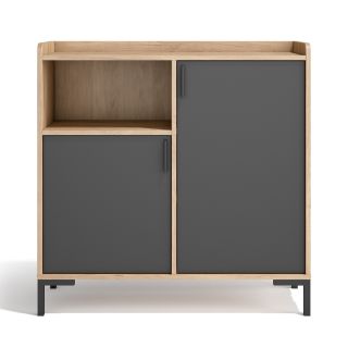 Mobile contenitore multiuso di design scarpiera artigianale 90x33 H88