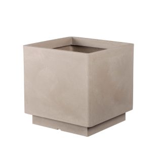 Vaso quadrato da interno esterno in resina 39x39 h39