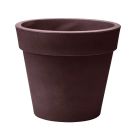 Vaso da interno esterno con sottovaso Zeus Matt Ø50
