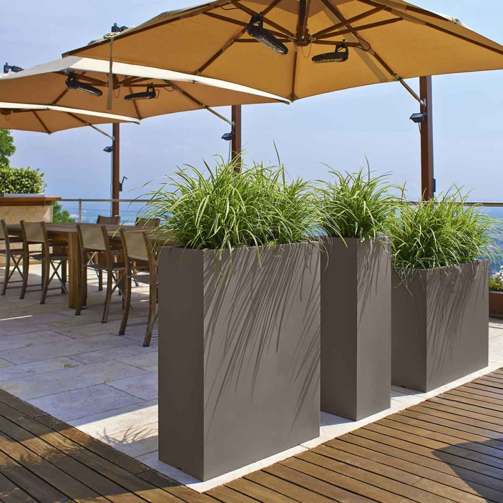 Vaso Per Fiori Piante Furu Square ECO WOOD | Quadrato | Decorativo | In - Foto 4