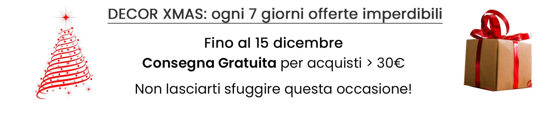 DECOR XMAS consegna gratuita