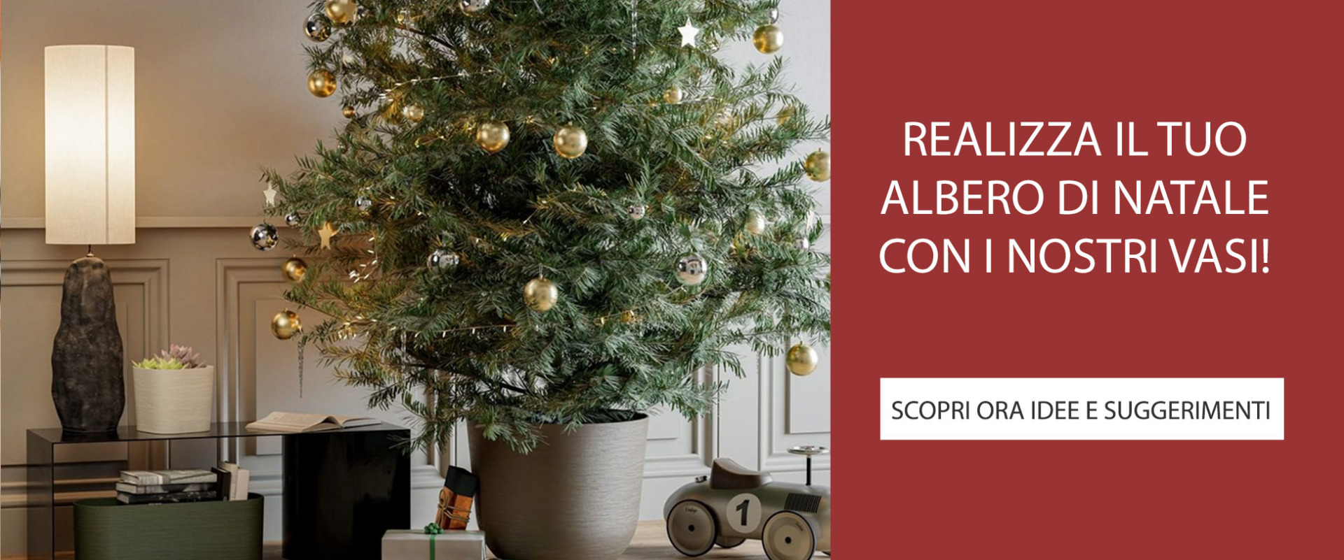 Vasi per albero di Natale