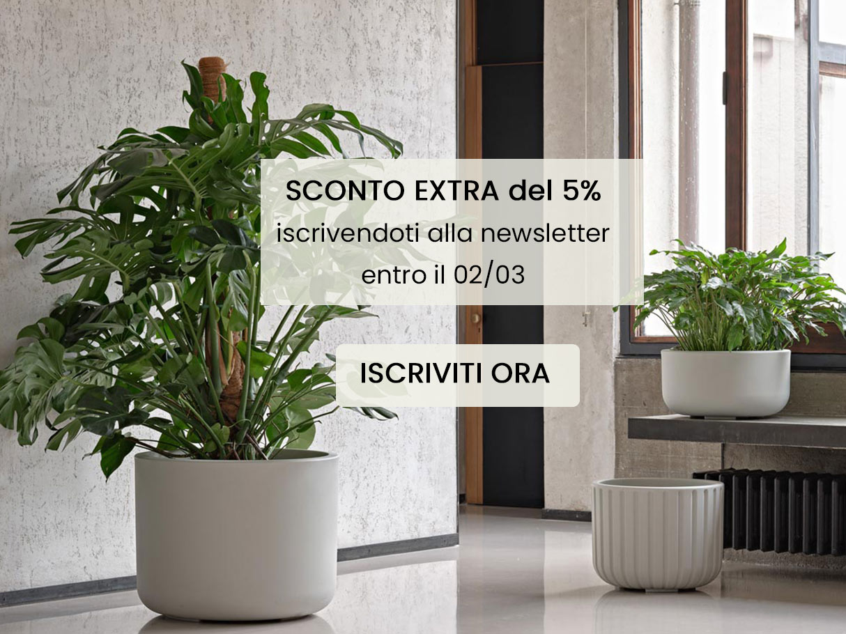 Sconto iscrizione newsletter - Decor Home - Vasi on line