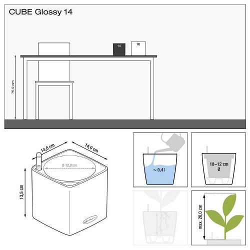 Misure Cube Glossy 14